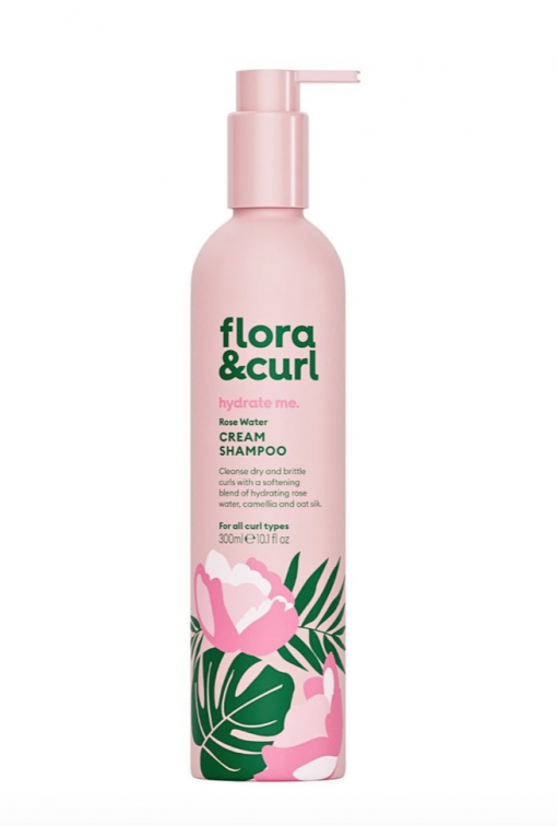 Flora & Curl Rose Water Cream Shampoo
