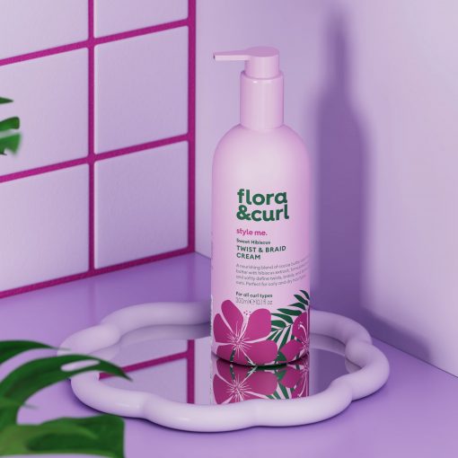 Flora & Curl Sweet Hibiscus Twist & Braid Cream 300ml