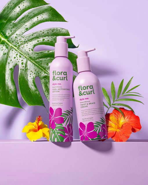 Flora & Curl Sweet Hibiscus Twist & Braid Cream 300ml - Image 3