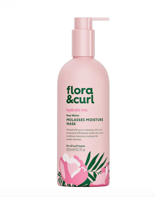 Flora & Curl Rose Water & Honey Molasses Moisture Mask 300ml