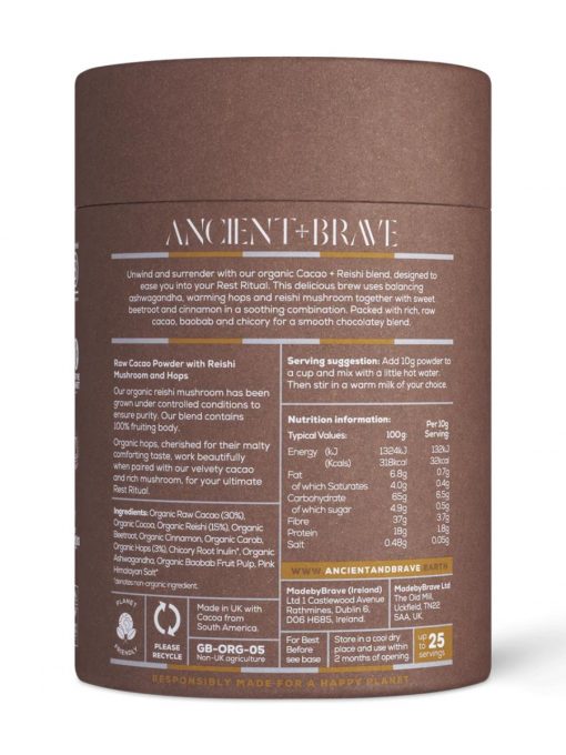 Ancient + Brave Cacao and Reishi 250g - immagine 2