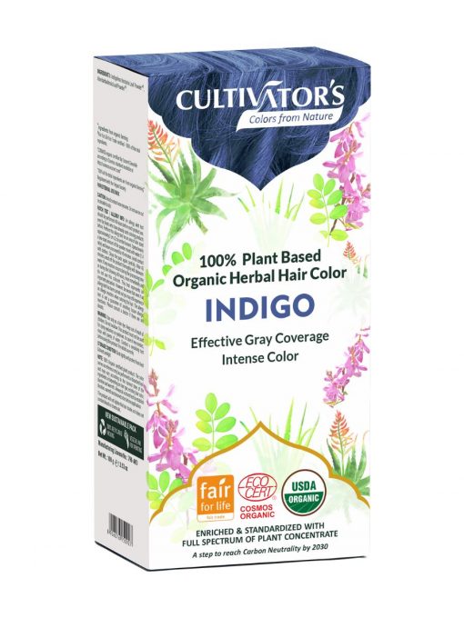 Cultivator's Organic Herbal Hair Color - Indigo 100 g