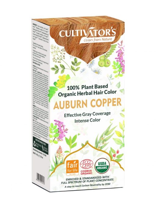 Cultivator's Tinta per capelli biologica a base di erbe - Rame ramato 100 g