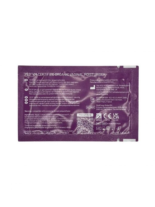 Yes Vaginal Moisturizer Bio-Gleitgel auf Wasser-Basis Applikatoren 6 x 5 ml - Image 2