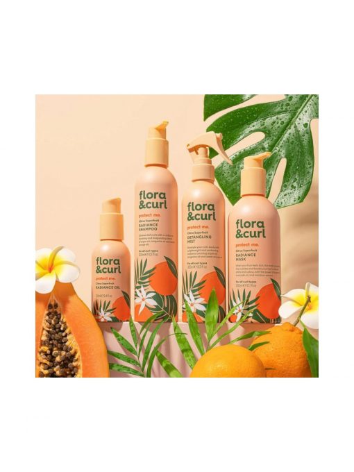 Flora & Curl Citrus Superfruit Radiance Shampoo 300ml - Image 2